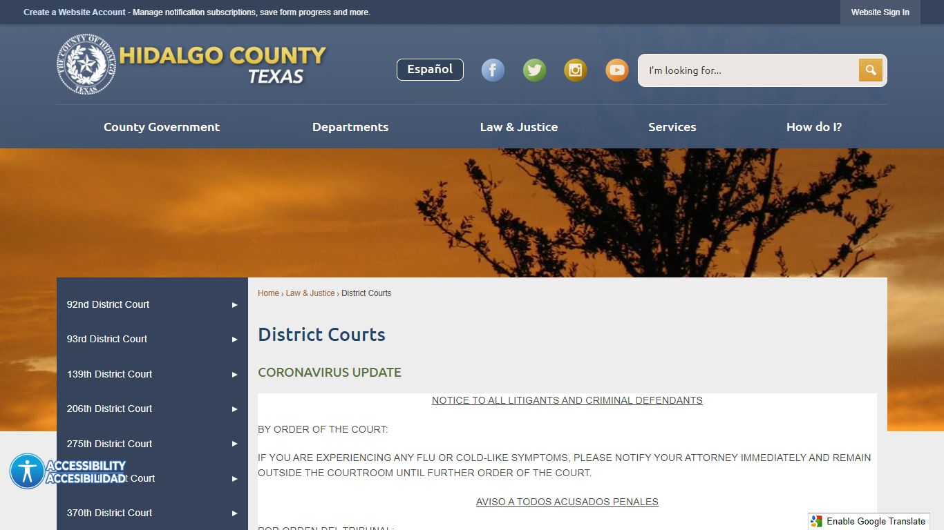 District Courts | Hidalgo County, TX - Official Website